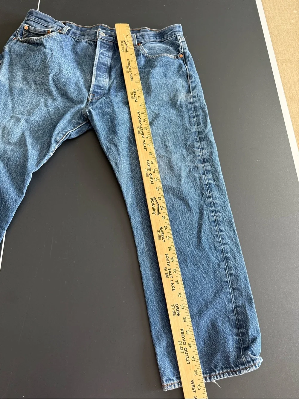 Levi's Men's Straight Leg Blue Denim Jeans